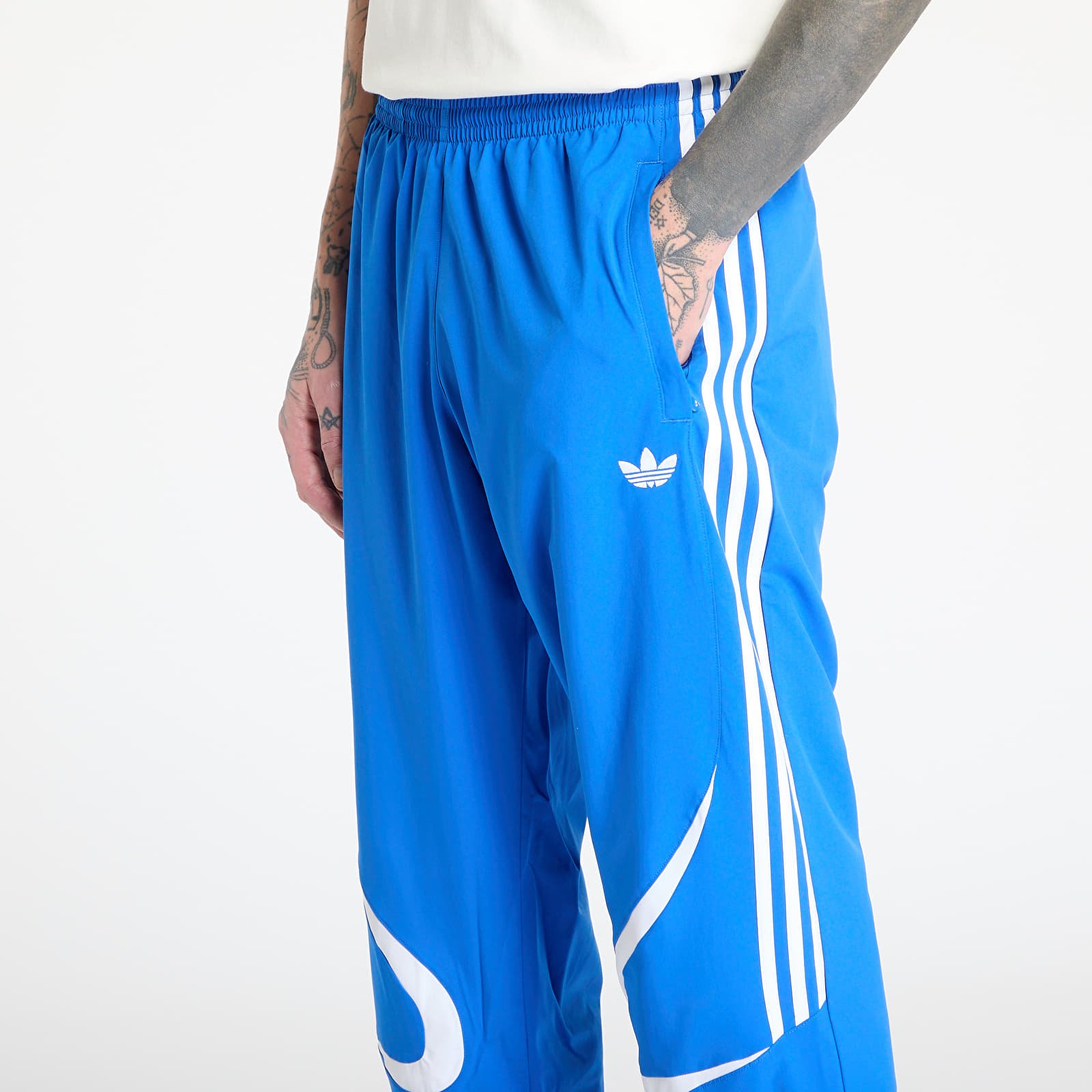 Pánské kalhoty adidas Adicolor Teamgeist Track Pants Blue/ White