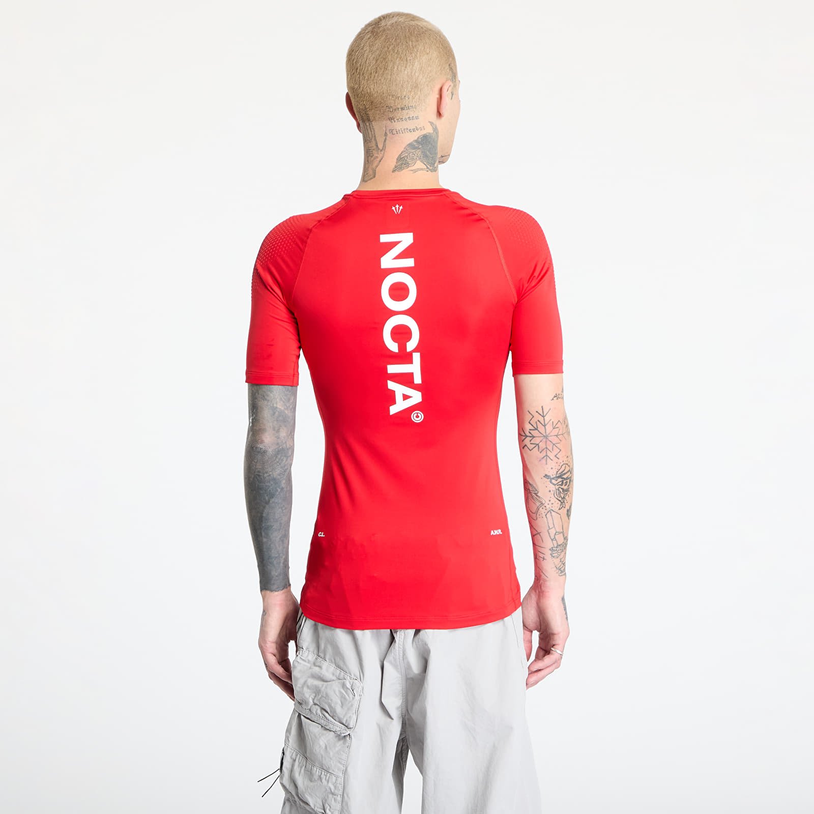 Koszulki Nike x NOCTA Men's Short-Sleeve Base Layer Basketball Top University Red/ White