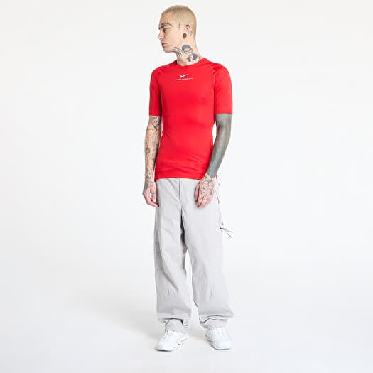 T shirts Nike x NOCTA Men s Short Sleeve Base Layer Basketball Top University Red White Footshop