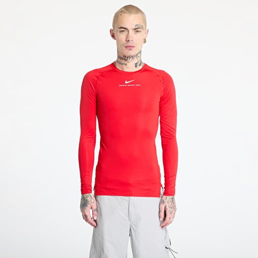 T shirts Nike x NOCTA Men s Long Sleeve Base Layer Basketball Top University Red White Footshop