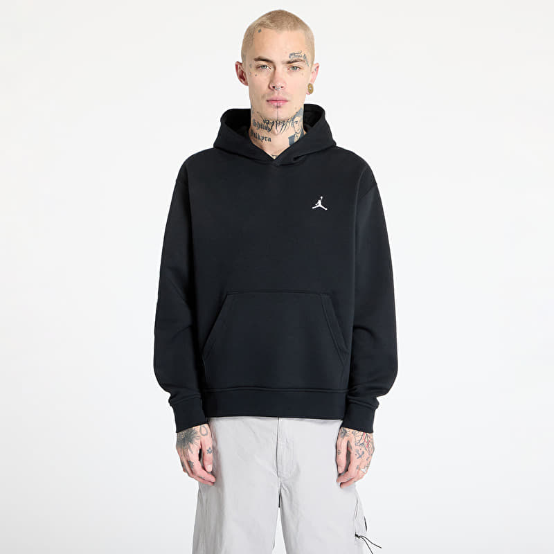 Mikina Jordan Brooklyn Fleece Men's Pullover Hoodie Black/ White