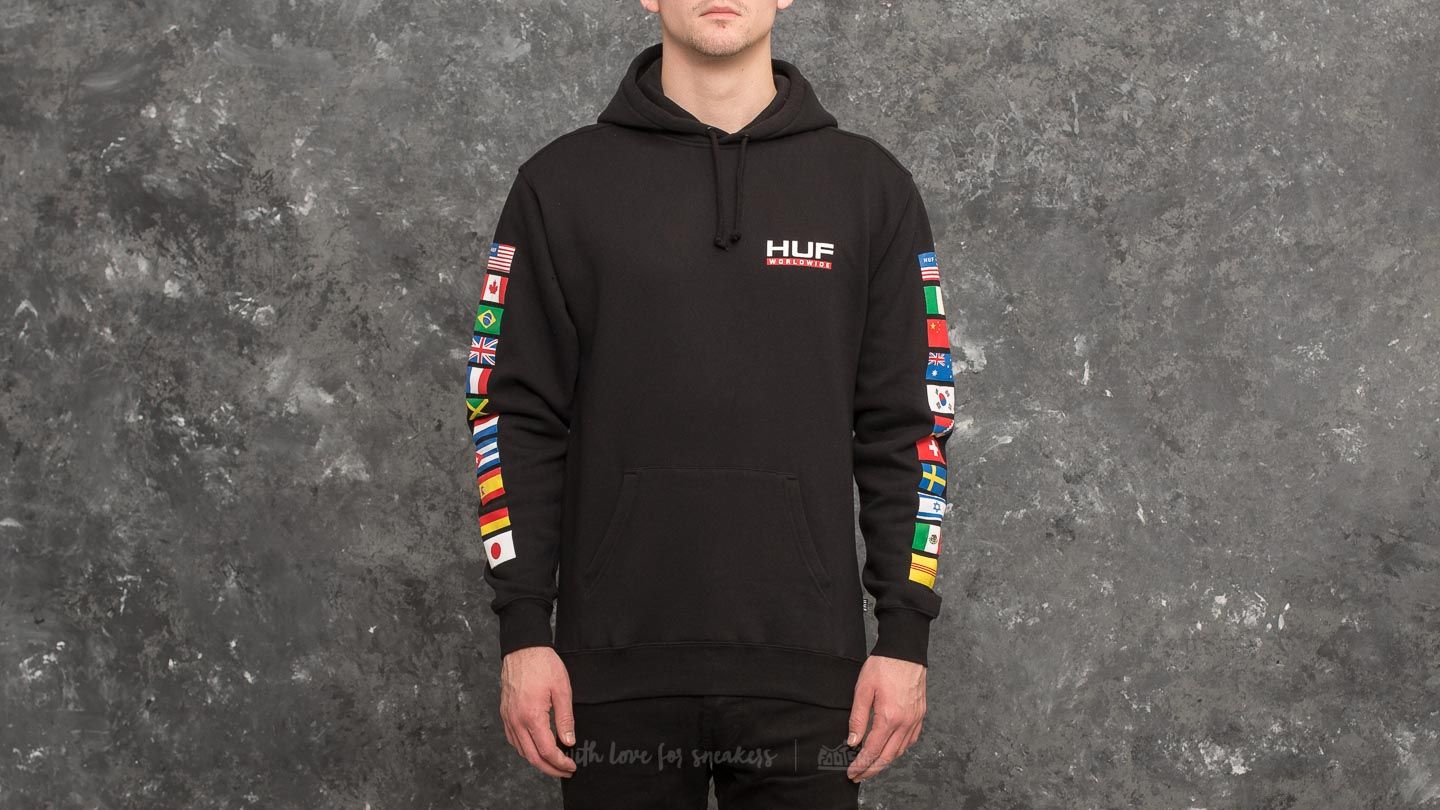 Huf flags grey hoodie deals
