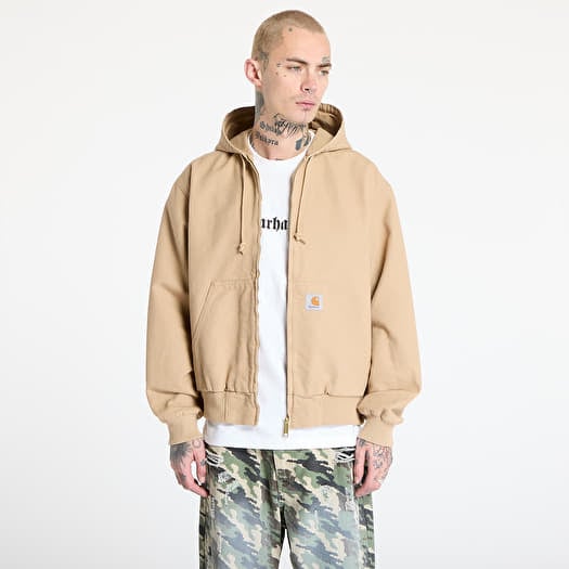Carhartt WIP OG Active Jacket UNISEX Dusty H Brown Rinsed