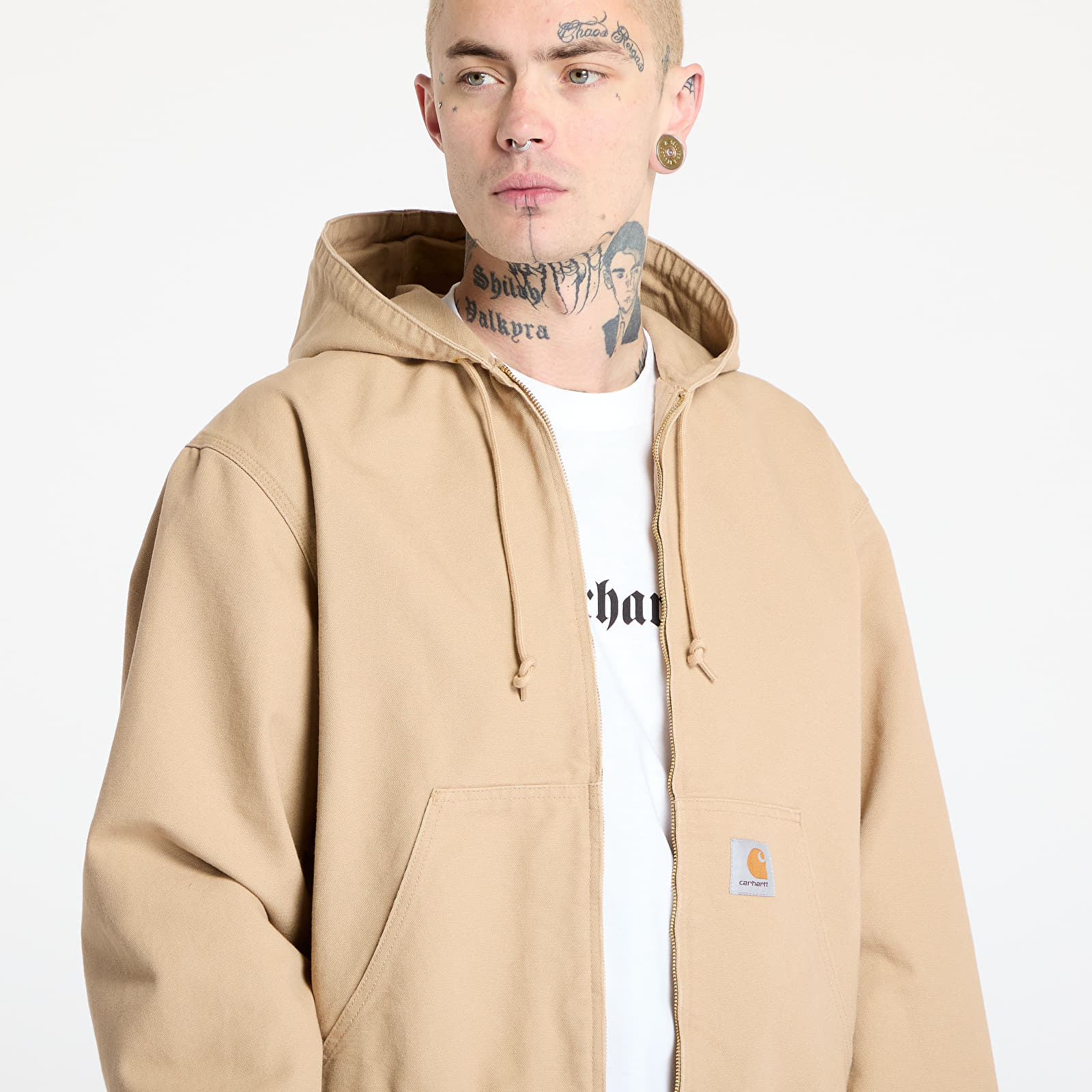 Kurtki Carhartt WIP OG Active Jacket UNISEX Dusty H Brown Rinsed