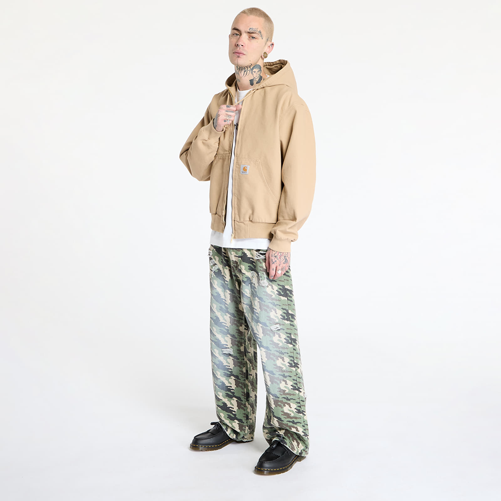 Kurtki Carhartt WIP OG Active Jacket UNISEX Dusty H Brown Rinsed