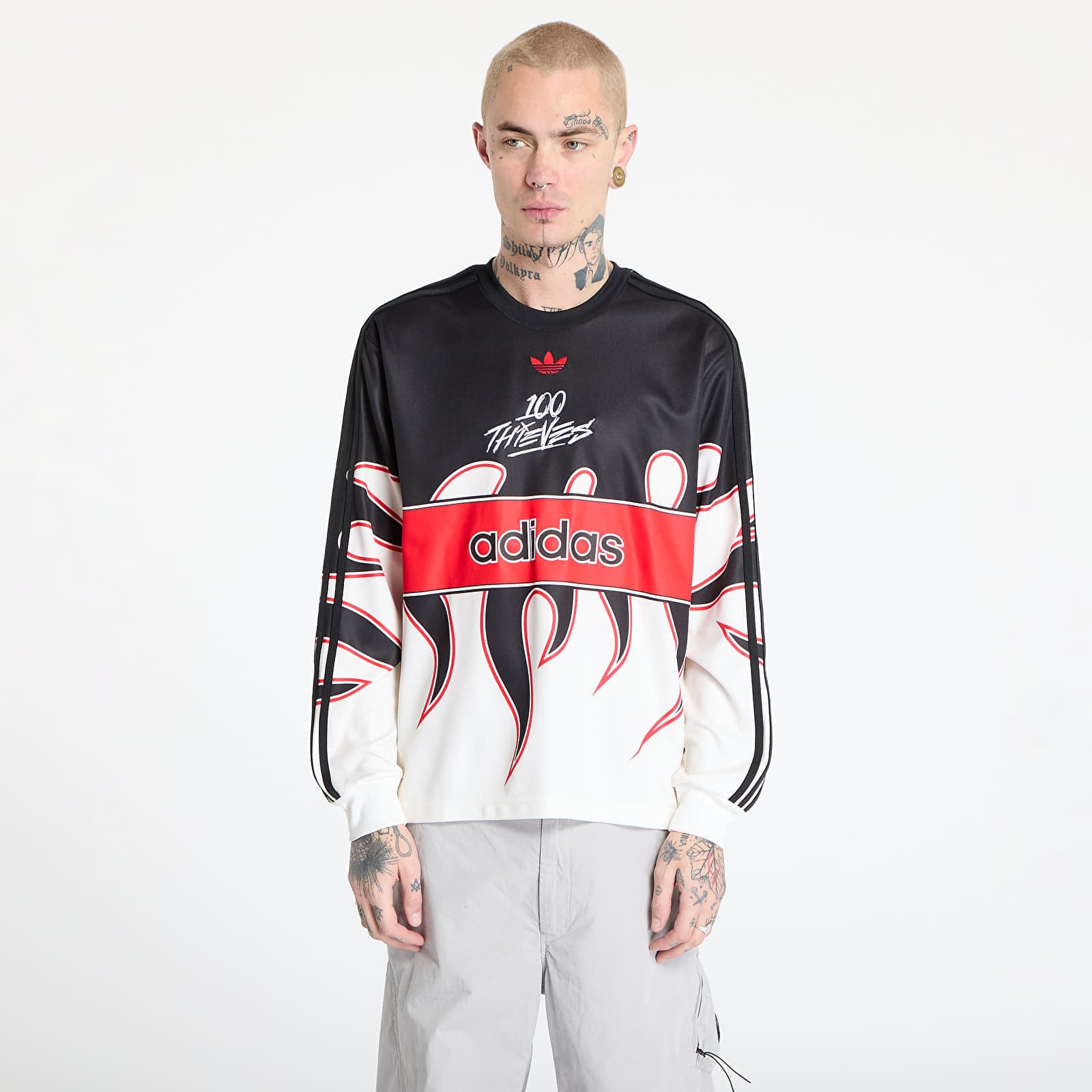 T-shirt adidas x 100 Thieves Long Sleeve Tee Multicolor M