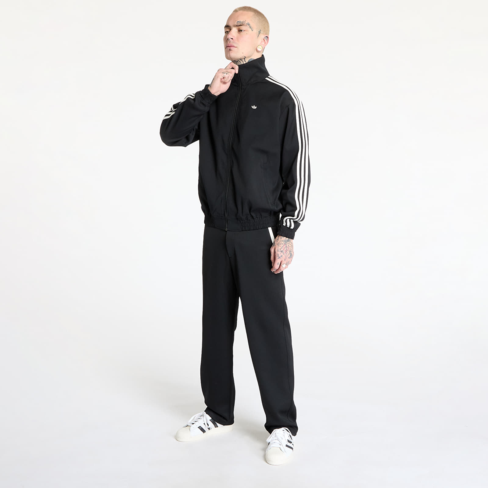 Mikiny adidas Premium Firebird Track Top Black