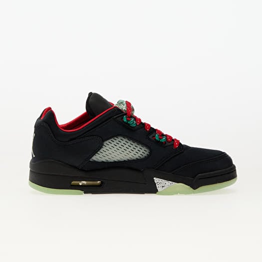 Black and red jordan 5 low clearance