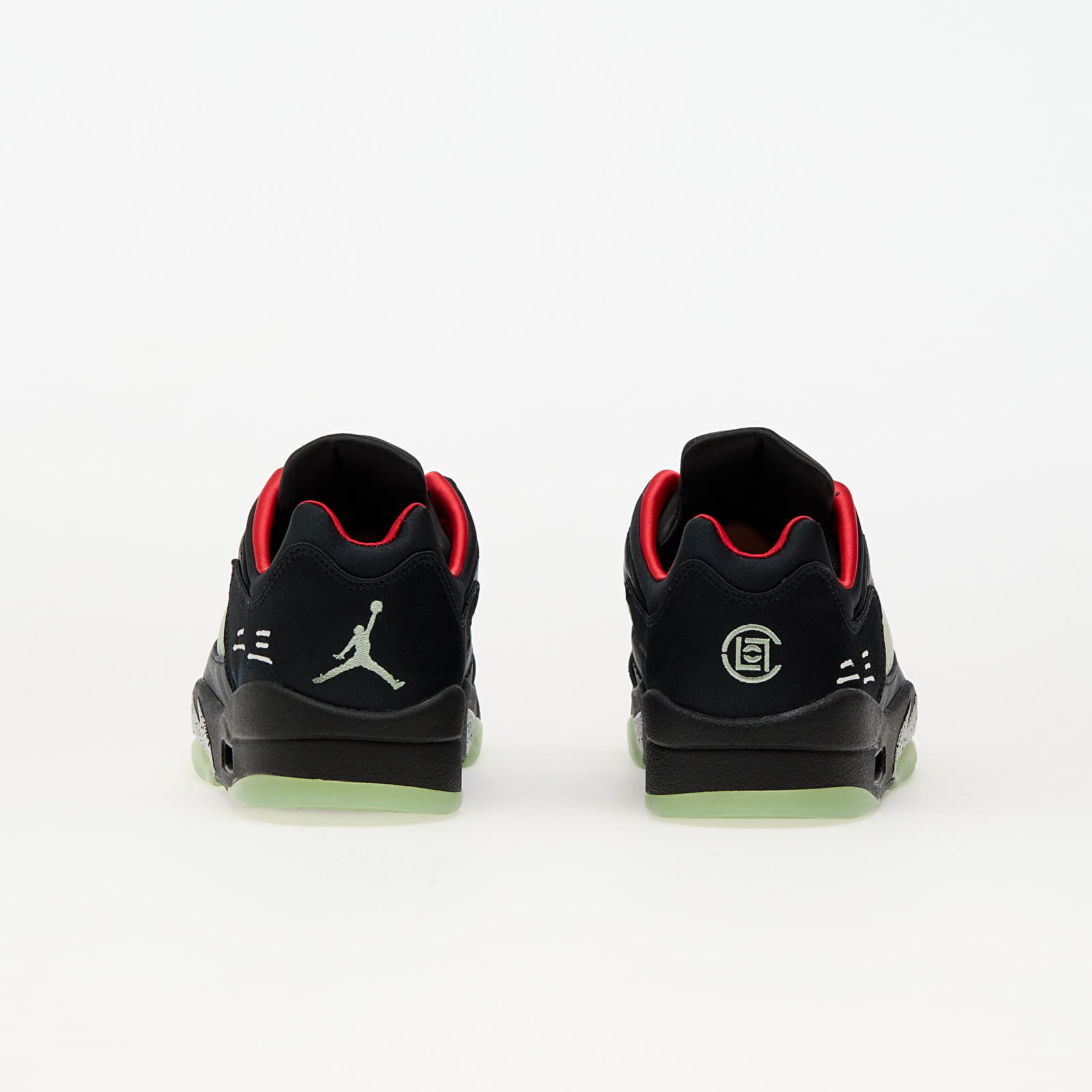 Férfi cipők Air Jordan 5 Retro Low SP Black/ Classic Jade-Fire Red