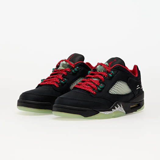 Black and red low top 5s sales