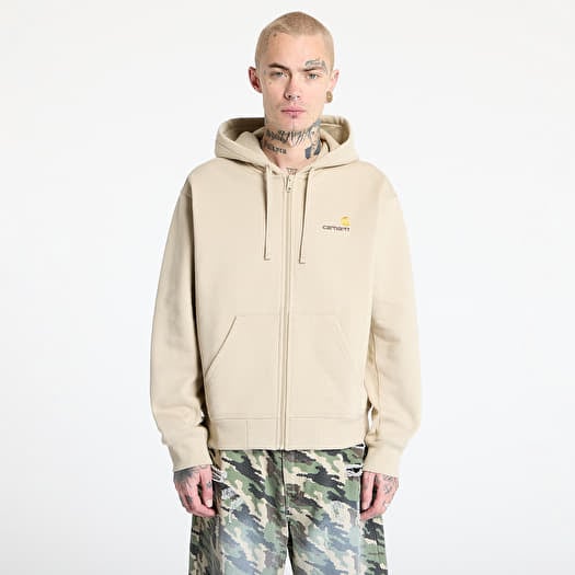 Carhartt WIP Hooded American Script Jacket UNISEX Fleur De Sel