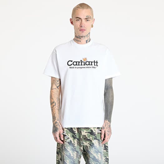 Carhartt WIP S/S Label Script T-Shirt UNISEX White