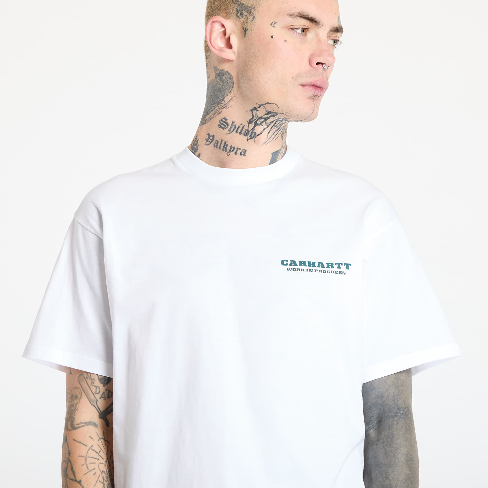 Trička Carhartt WIP S/S Runaway T-Shirt UNISEX White/ Malachite