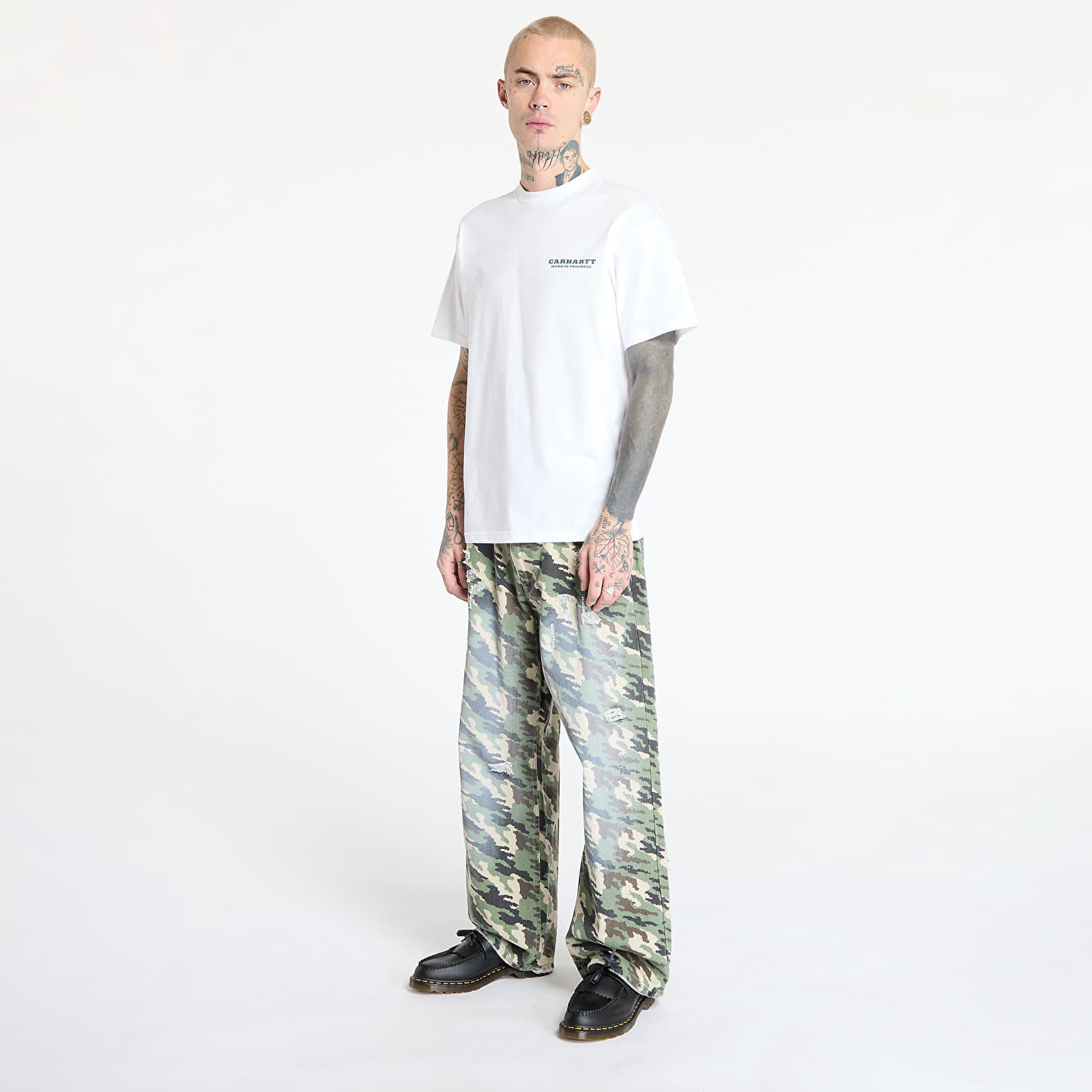 Trička Carhartt WIP S/S Runaway T-Shirt UNISEX White/ Malachite