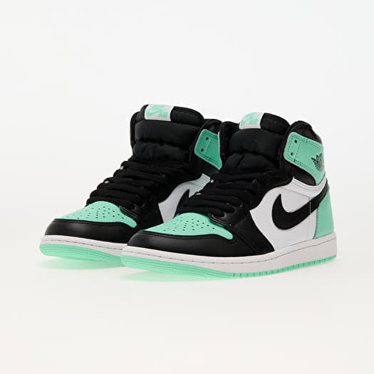 Herren Sneaker und Schuhe Air Jordan 1 Retro High OG White Black Green Glow Footshop