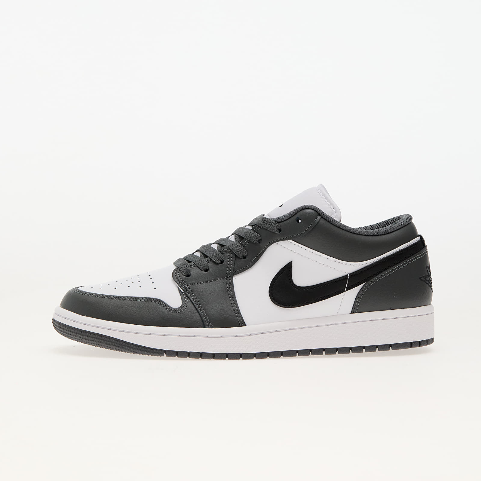Männer Air Jordan 1 Low White/ Black-Iron Grey