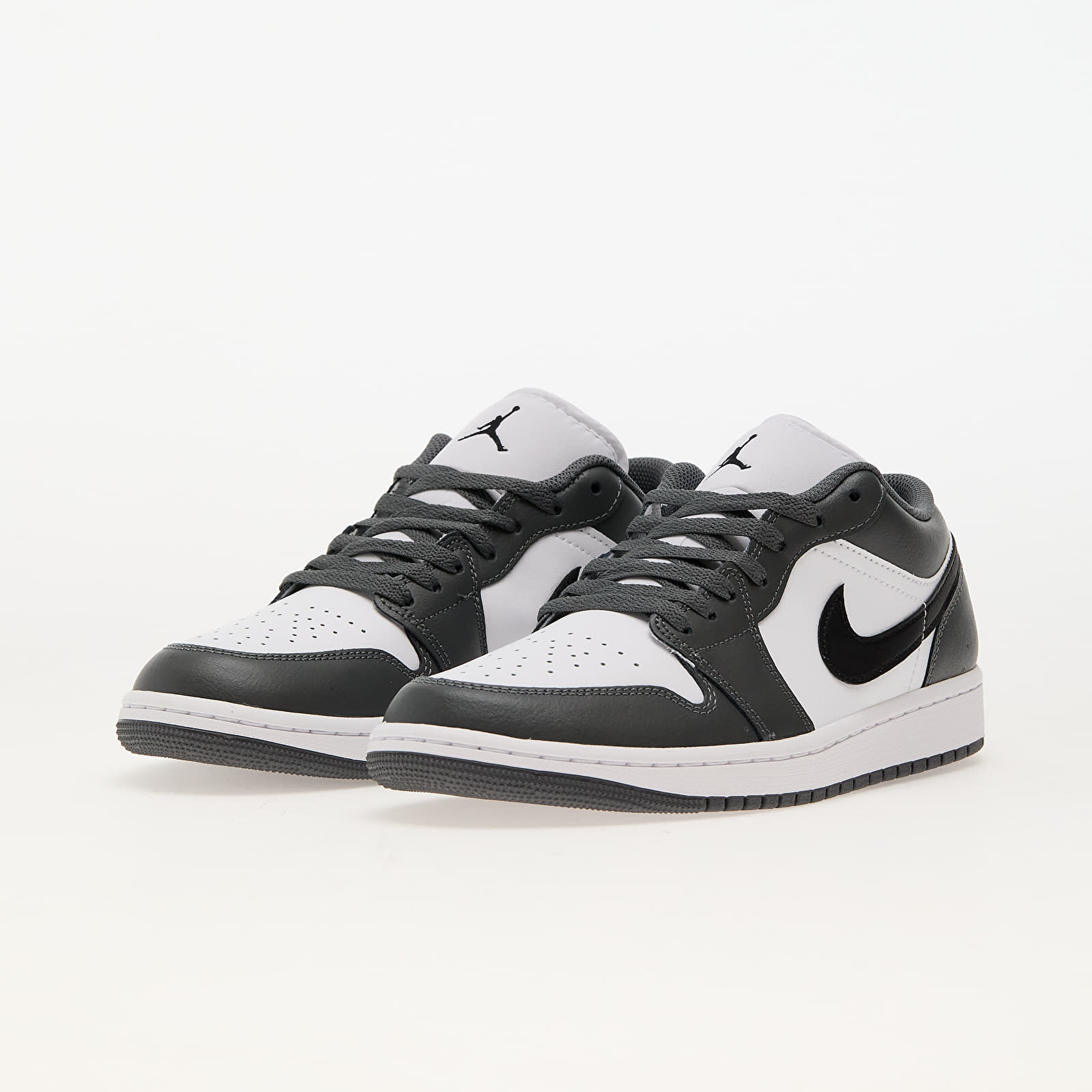 Männer Air Jordan 1 Low White/ Black-Iron Grey