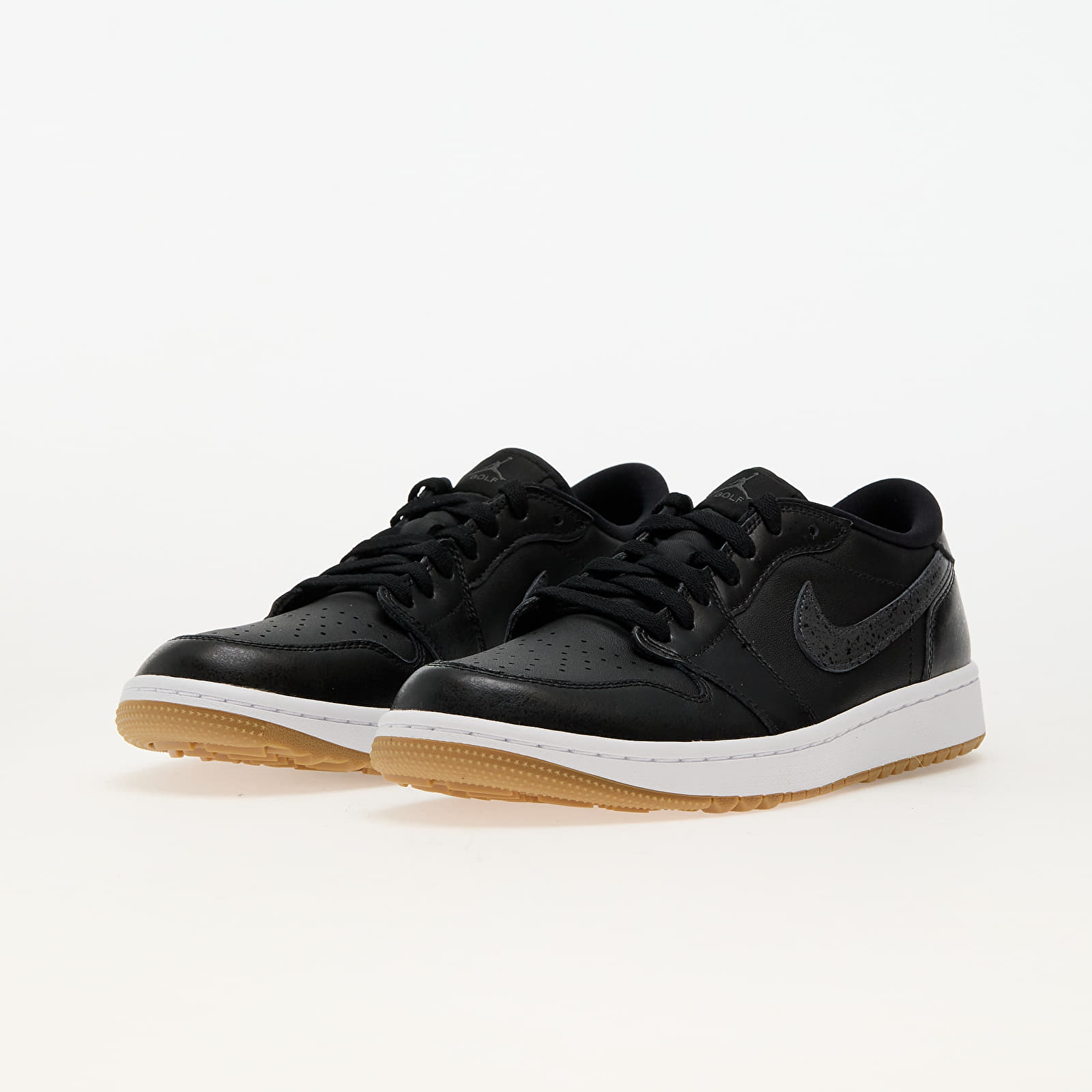 Чоловіче взуття Air Jordan 1 Low Golf Black/ Anthracite-Gum Med Brown-White