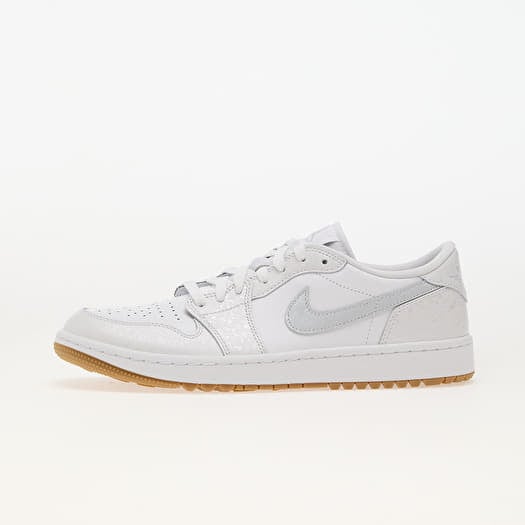 Air Jordan 1 Low Golf White/ Pure Platinum-Gum Med Brown