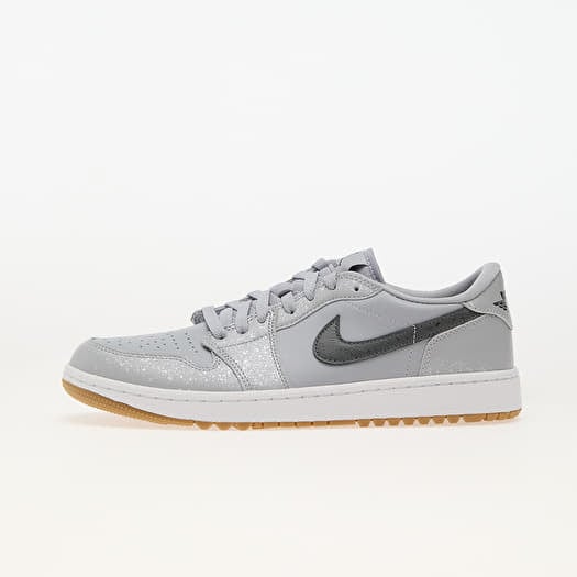 Air Jordan 1 Low Golf Wolf Grey/ Iron Grey-white-gum Med Brown Eur 43