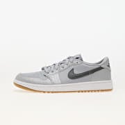 Air Jordan 1 Low Golf Wolf Grey/ Iron Grey-White-Gum Med Brown