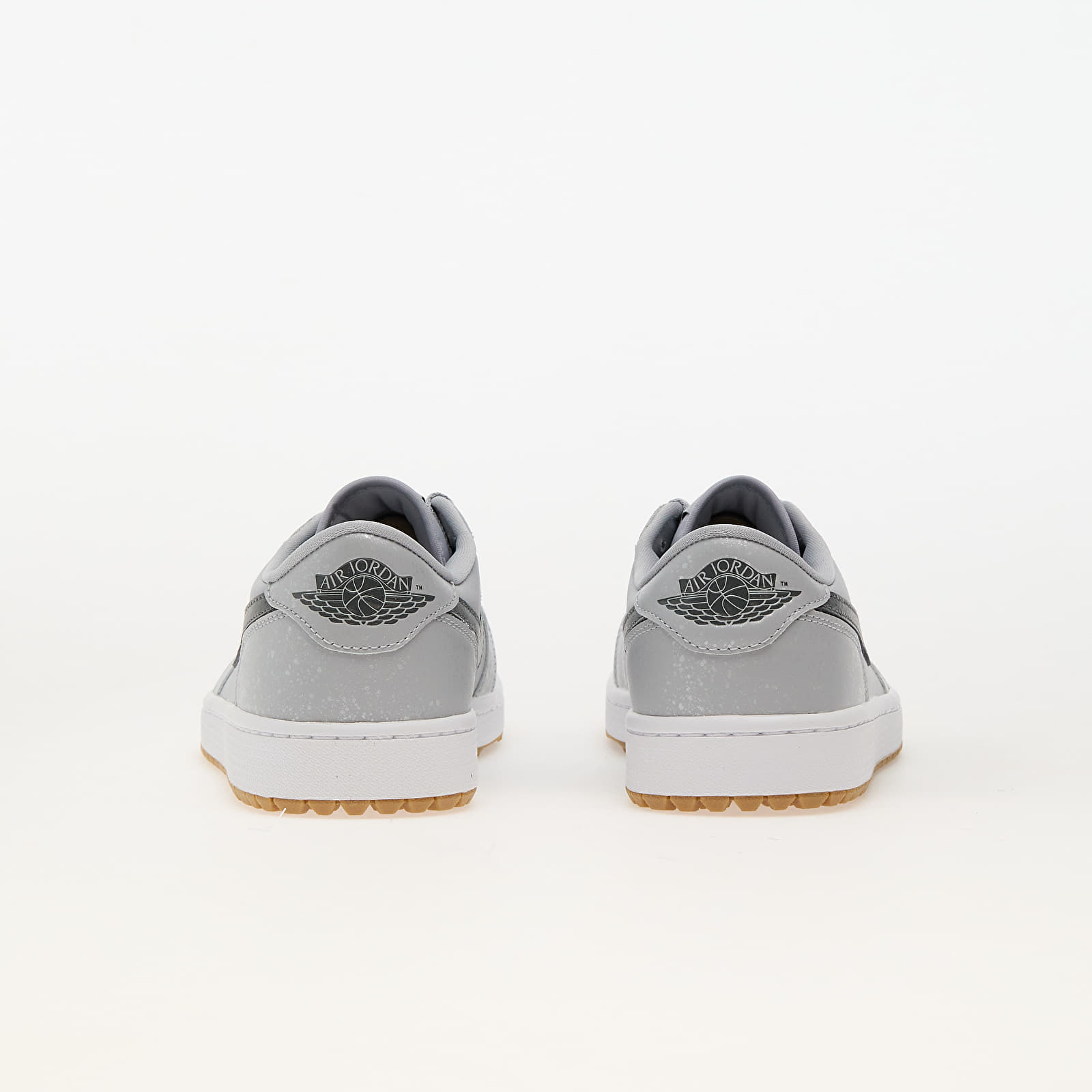 Männer Air Jordan 1 Low Golf Wolf Grey/ Iron Grey-White-Gum Med Brown