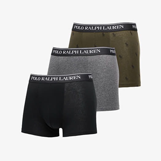 Boxerky Ralph Lauren Classic Trunk 3-Pack Multicolor