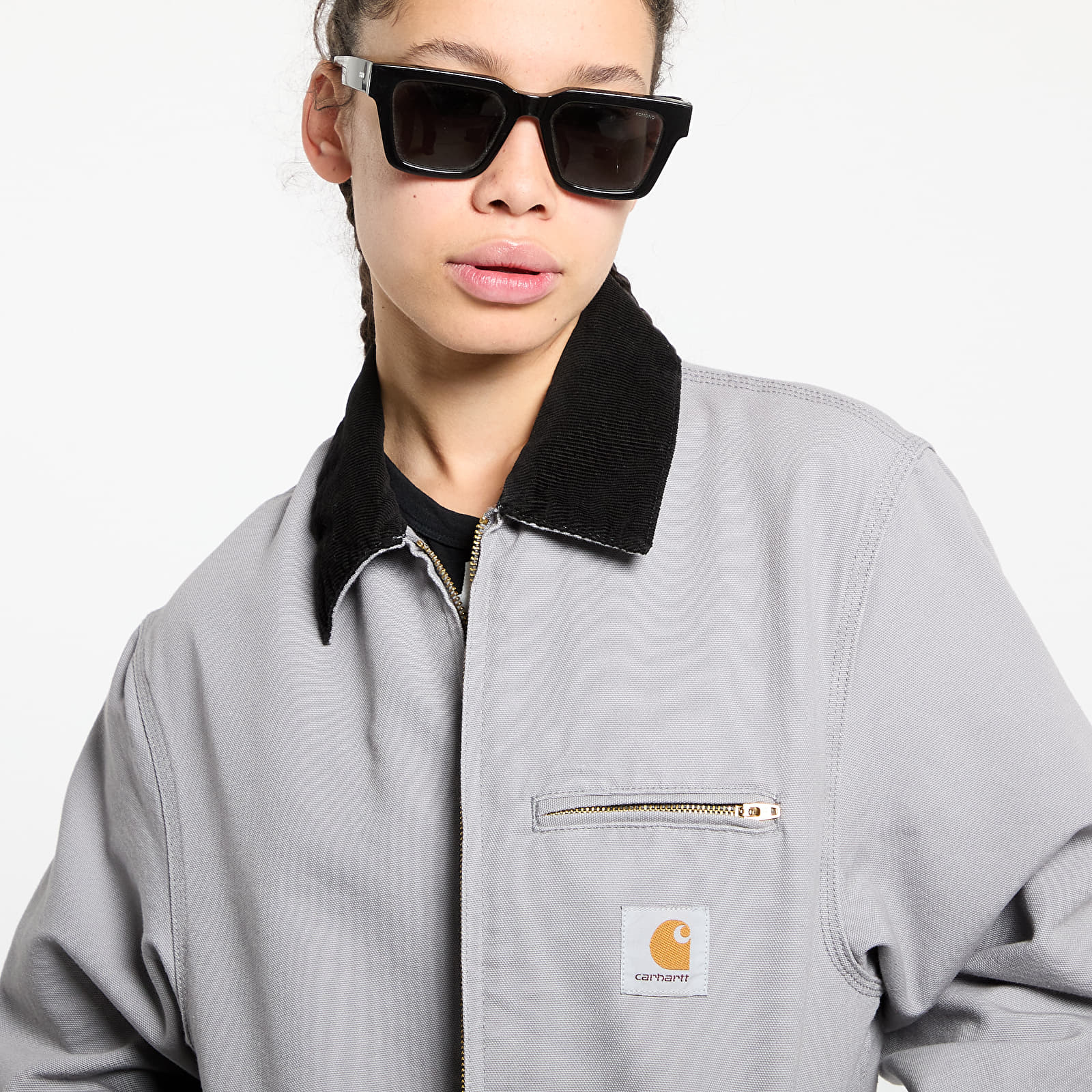 Jackets Carhartt WIP Detroit Jacket UNISEX Yosemite/ Black Rinsed