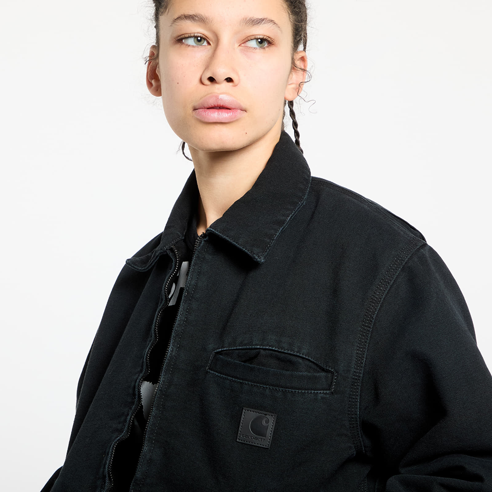 Joped Carhartt WIP W' Dayton Jacket Black Stone Canvas