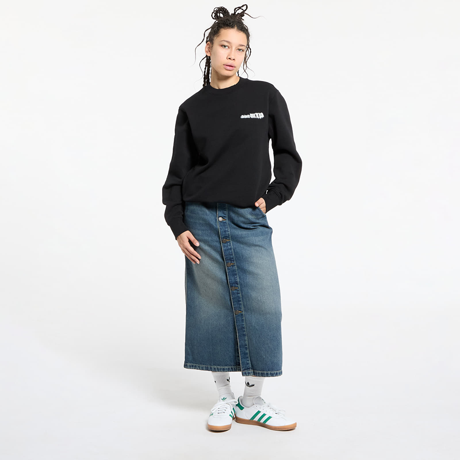 Sweatjacken und Sweatshirts Carhartt WIP Greatest Flicks Sweatshirt UNISEX Black