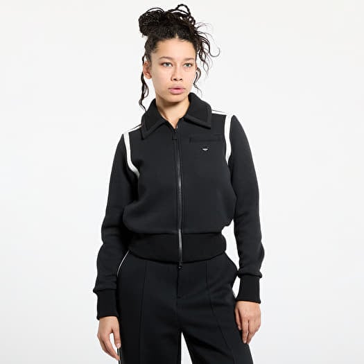 adidas Premium Collared Track Top Black