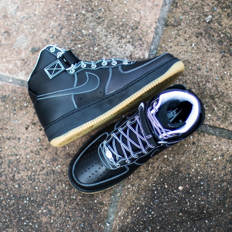 Buty męskie Nike Air Force 1 High ´07 Black/Black-White