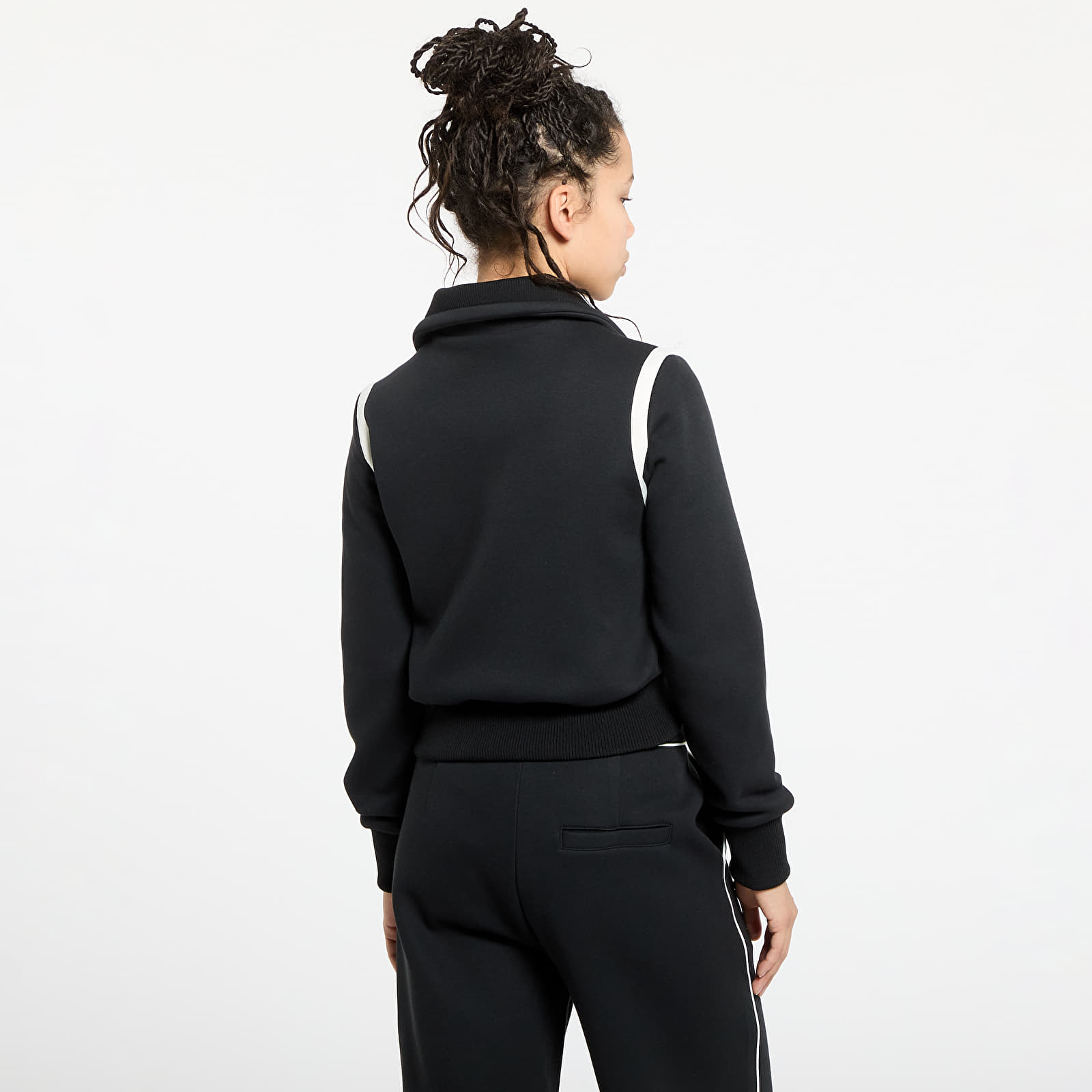 Hoodies and sweatshirts  adidas Premium Collared Track Top Black