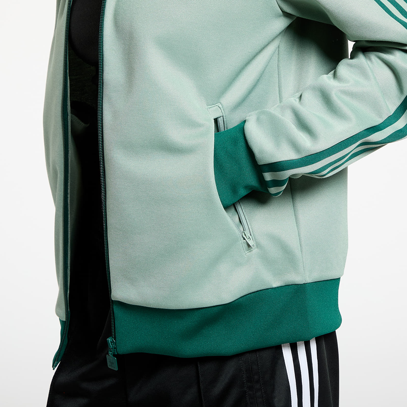Sweatjacken und Sweatshirts adidas Adicolor Classic Track Top Silver Green