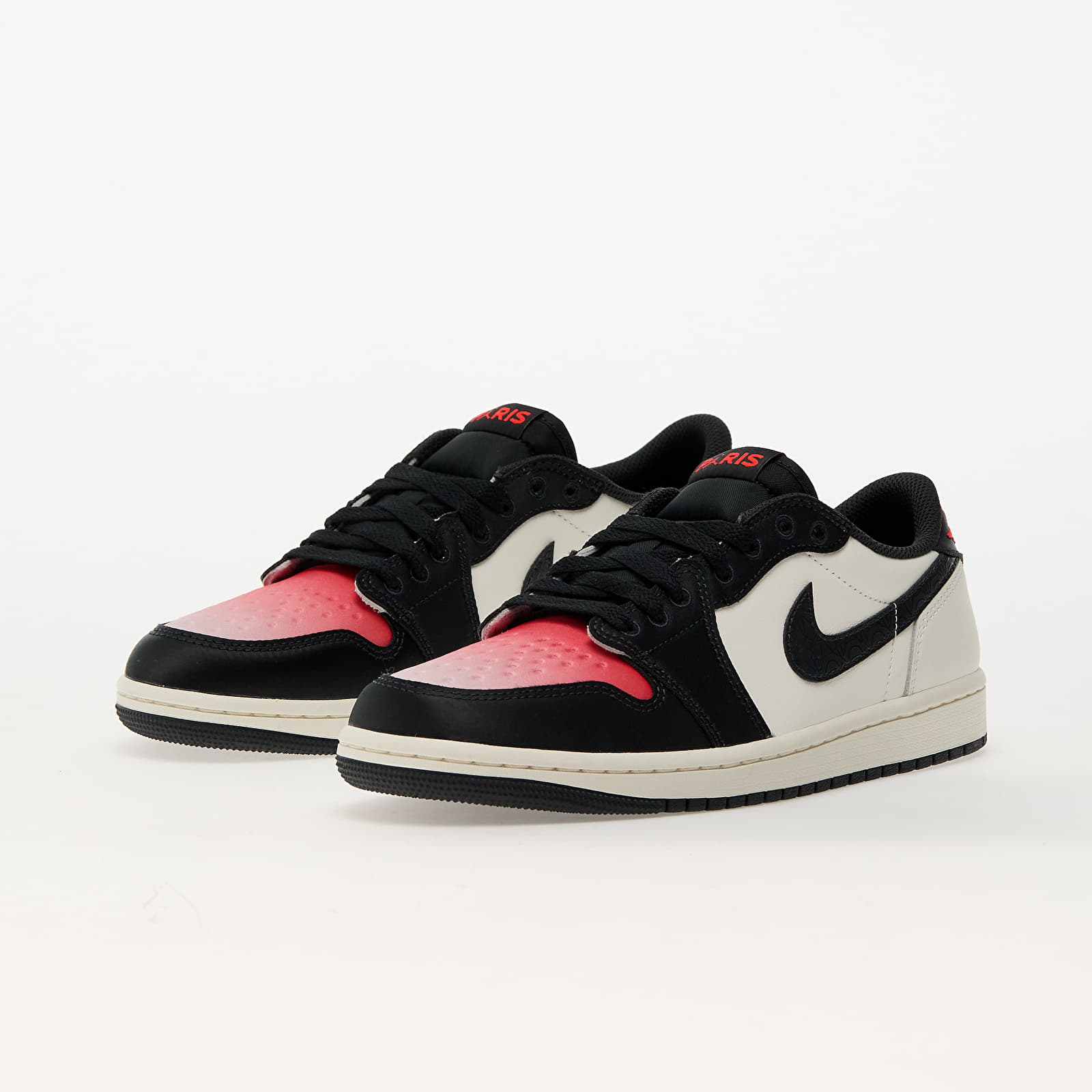 Männer Air Jordan 1 Retro Low Paris Saint-Germain Sail/ Off Noir-Infrared 23-Pink Oxford
