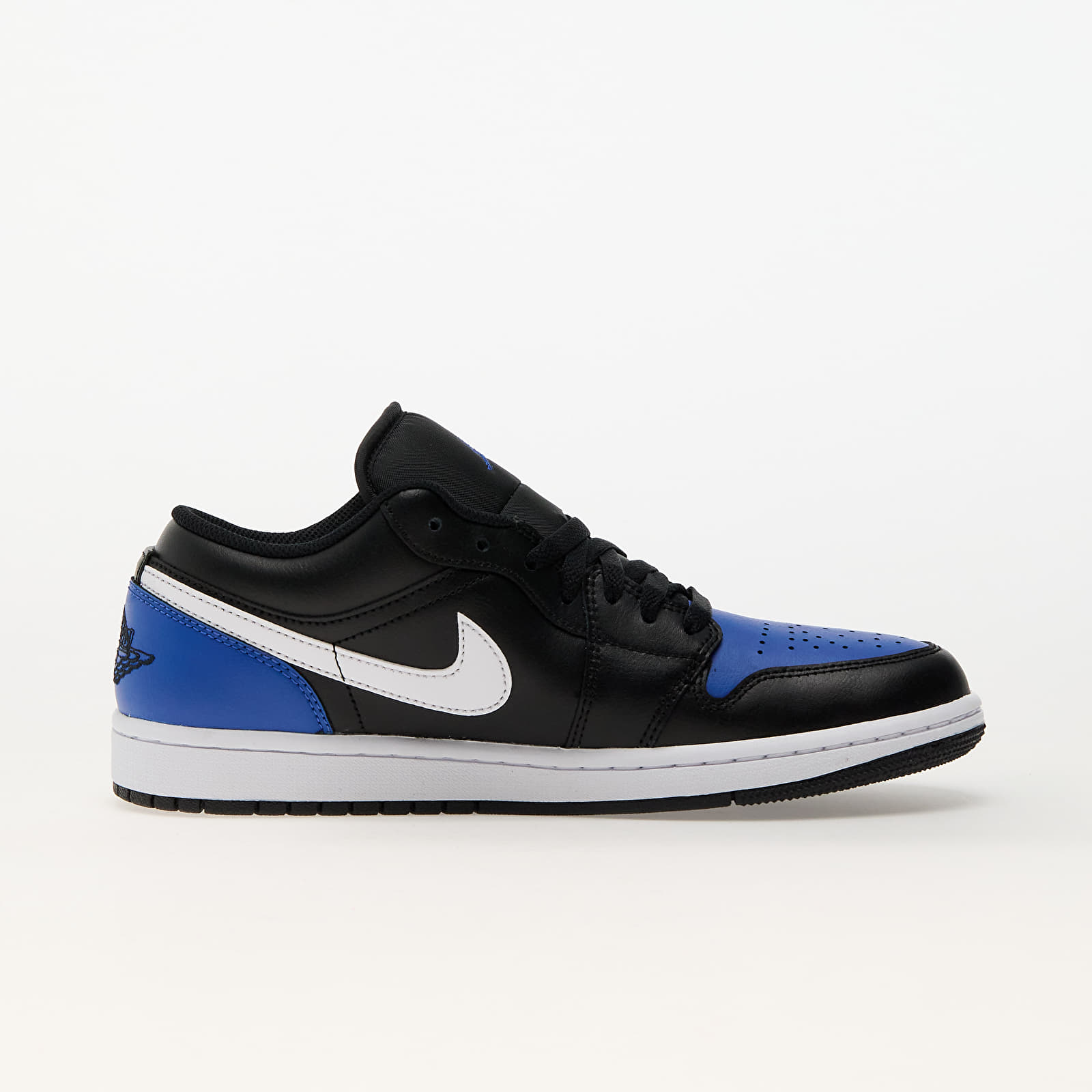 Herren Sneaker und Schuhe Air Jordan 1 Low Black/ White-Game Royal