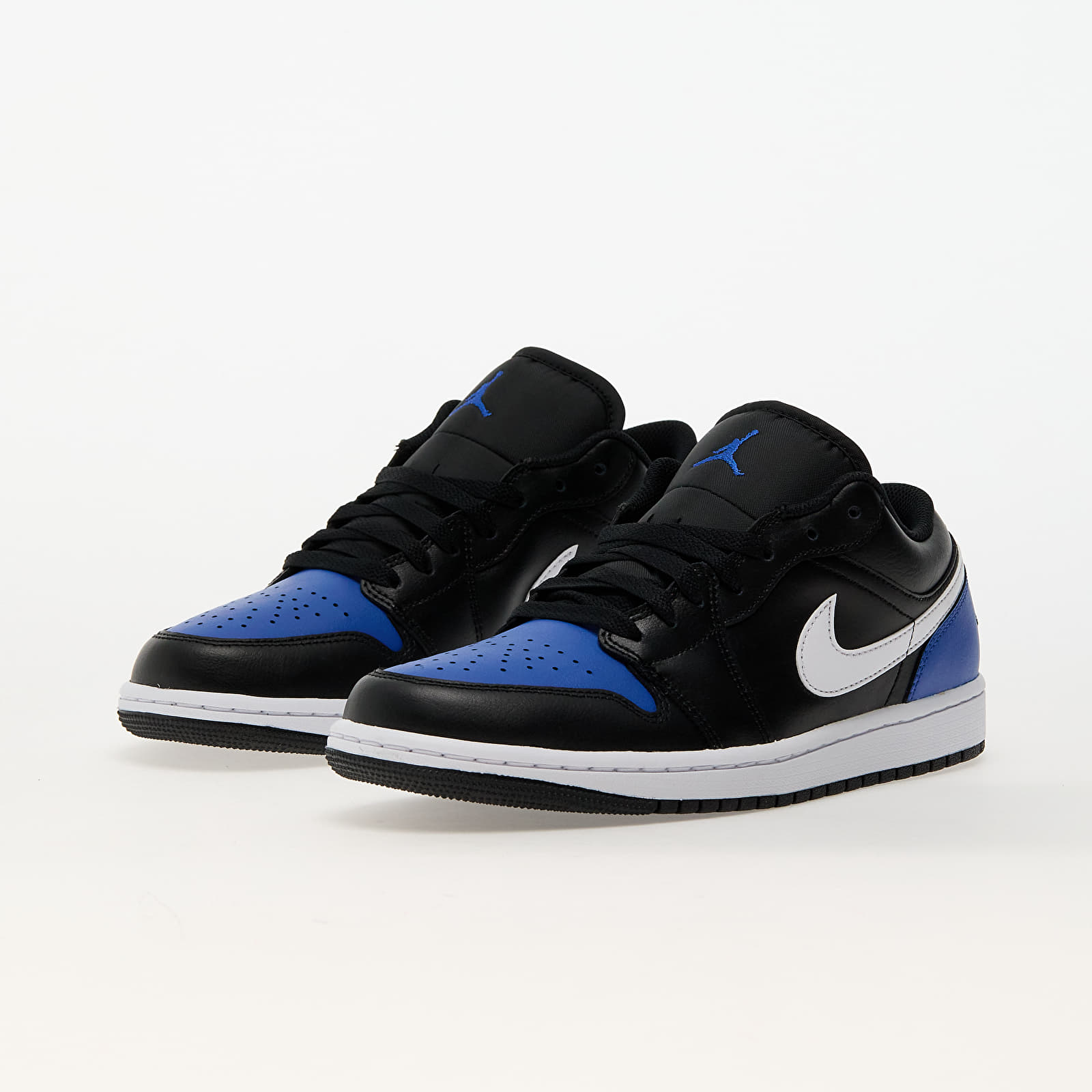 Herren Sneaker und Schuhe Air Jordan 1 Low Black/ White-Game Royal
