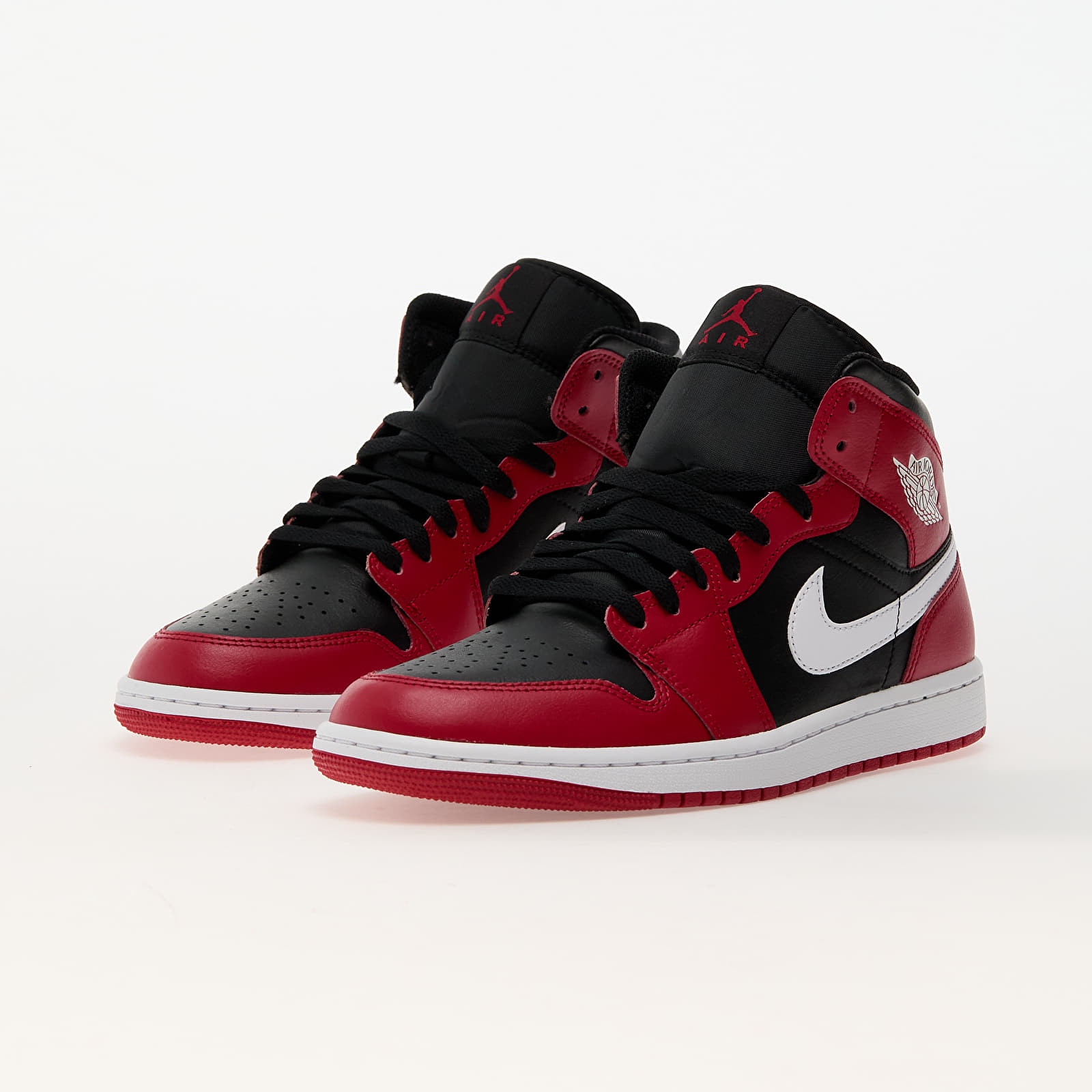 Buty męskie Air Jordan 1 Mid Black/ White-Gym Red