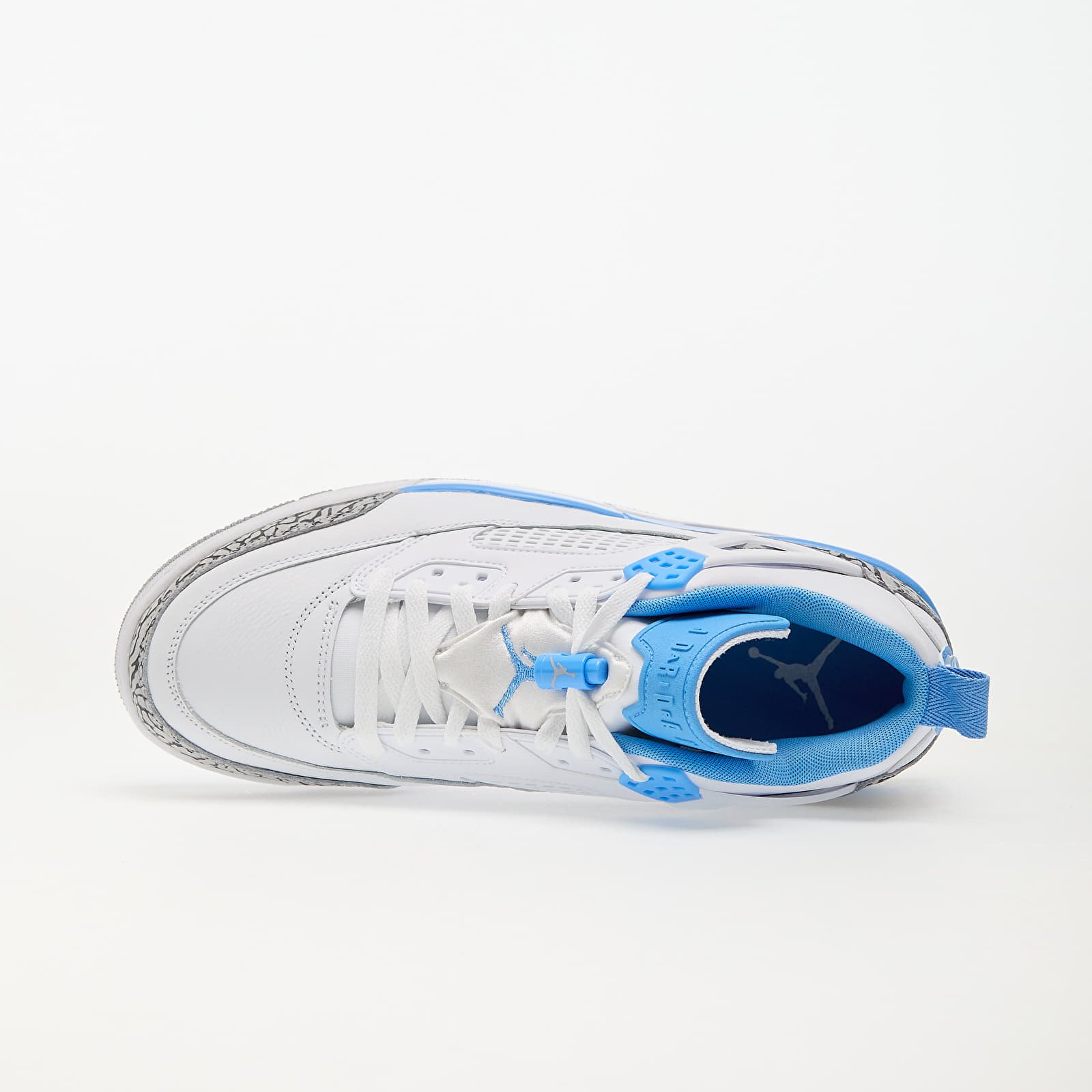 Männer Jordan Spizike Low White/ University Blue-Wolf Grey