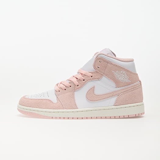 Air Jordan 1 Mid SE White/ Legend Pink-Sail