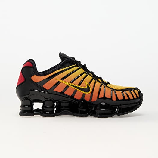Nike Shox オレンジ/イエロー/ブラック Men's shoes Nike Shox TL Black/ Black-Amarillo-University Red
