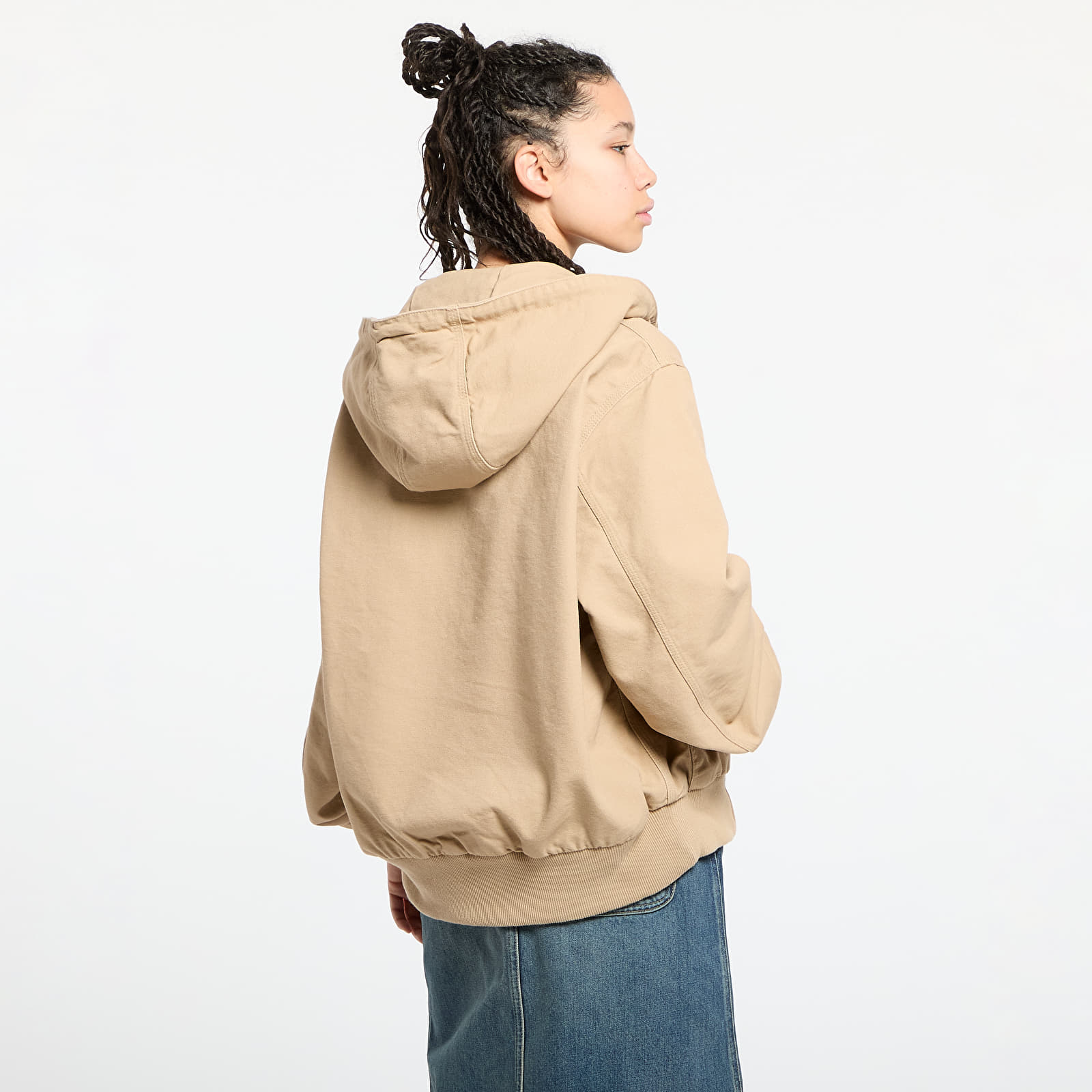 Kurtki Carhartt WIP OG Active Jacket UNISEX Dusty H Brown Rinsed