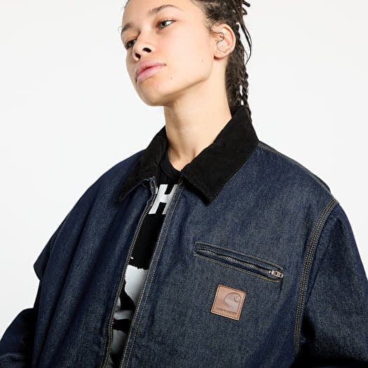Carhartt WIP OG Detroit Jacket UNISEX Blue/ Black Rinsed