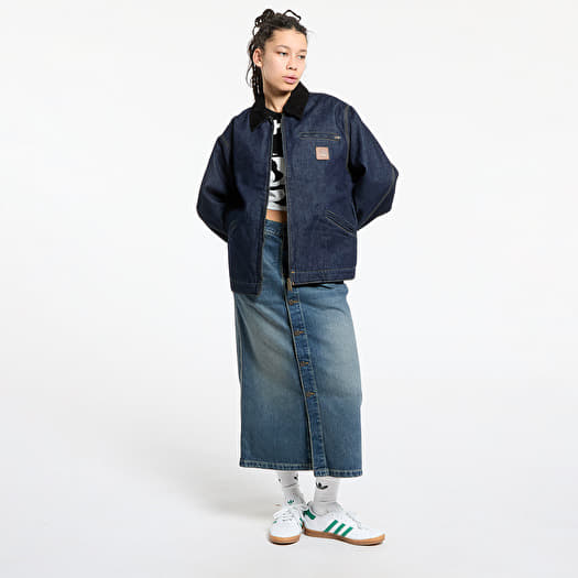 Carhartt WIP OG Detroit Jacket UNISEX Blue/ Black Rinsed | Footshop