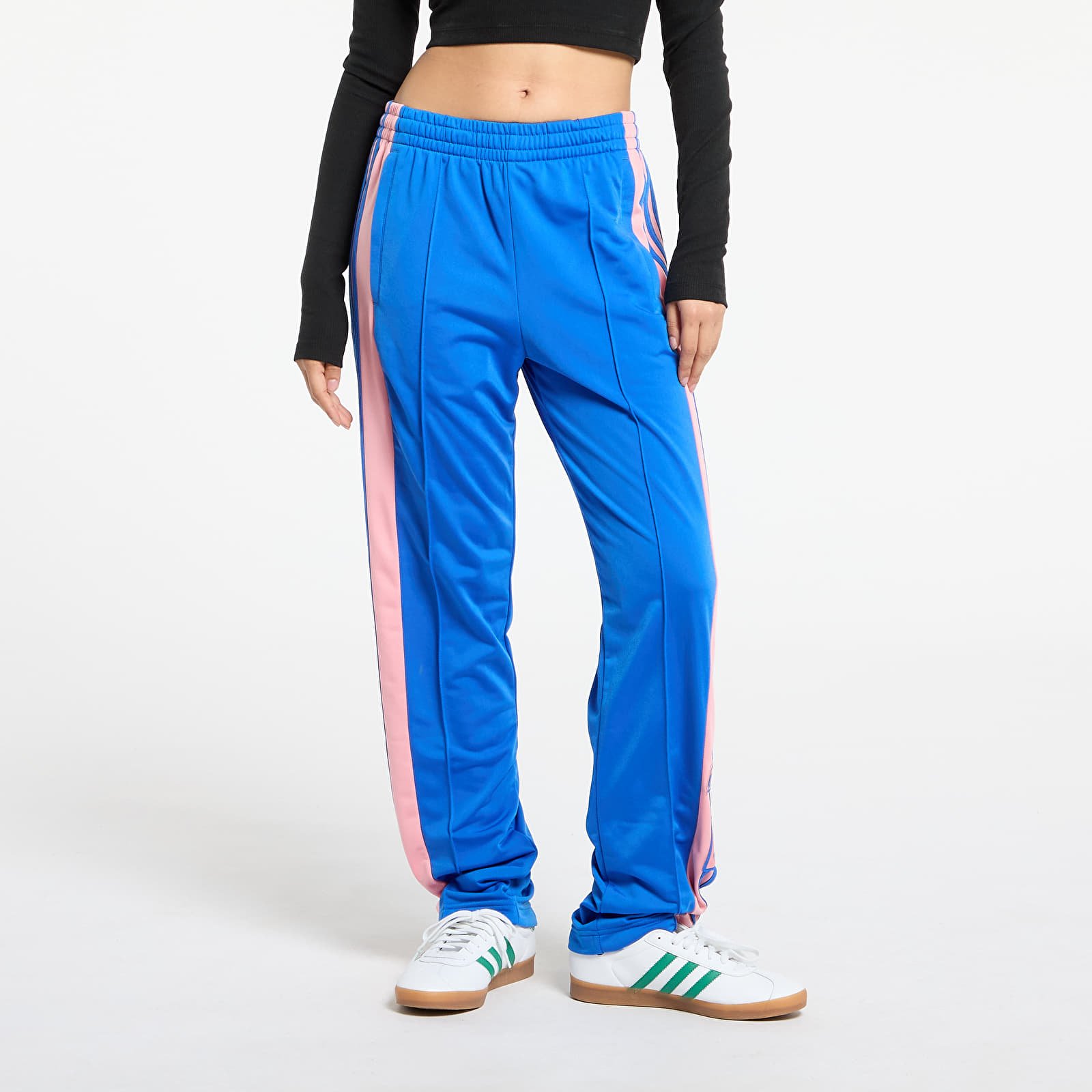 Women's trousers adidas Adibreak Pant Blue/ Semi Pink Spark
