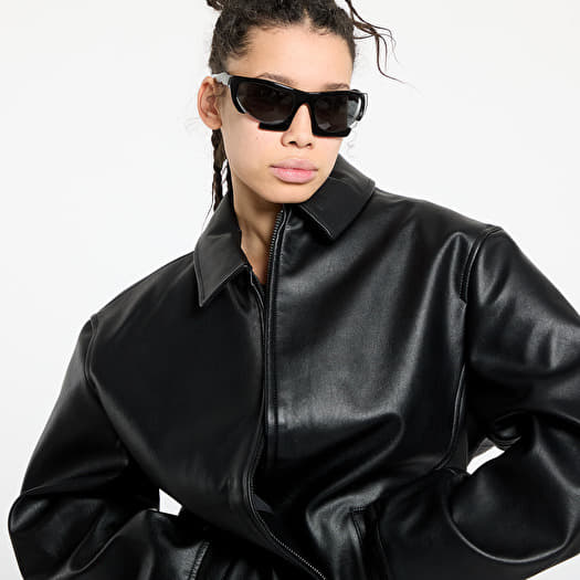 Jackets Y-3 Pleather Bomber Jacket UNISEX Black (JD9795) | Footshop