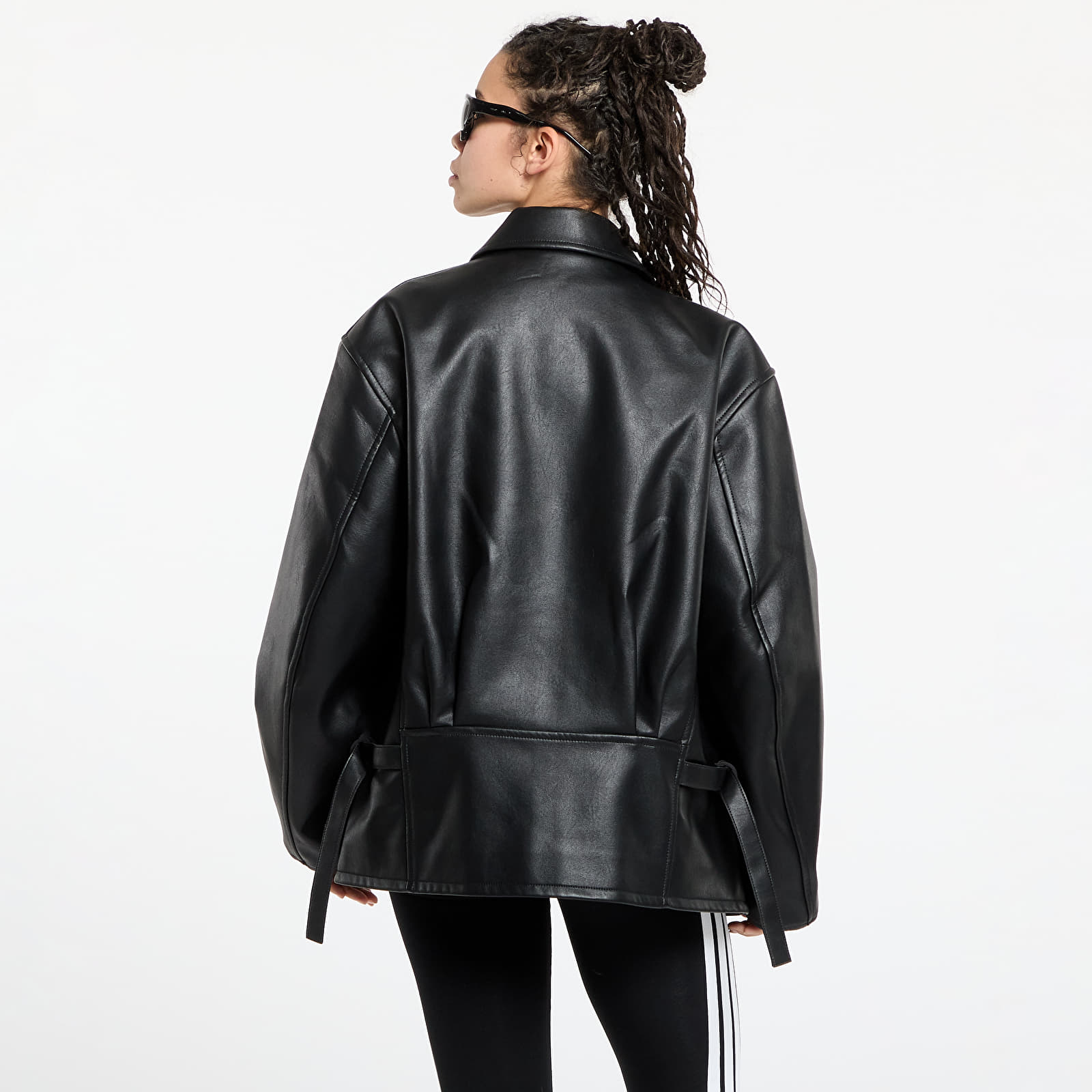 Geci Y-3 Pleather Bomber Jacket UNISEX Black