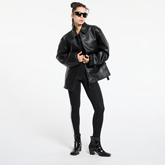 Jackets Y-3 Pleather Bomber Jacket UNISEX Black (JD9795) | Footshop