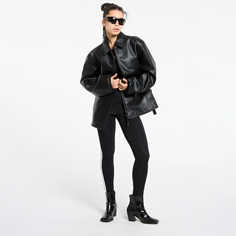 Jackets Y-3 Pleather Bomber Jacket UNISEX Black (JD9795) | Footshop
