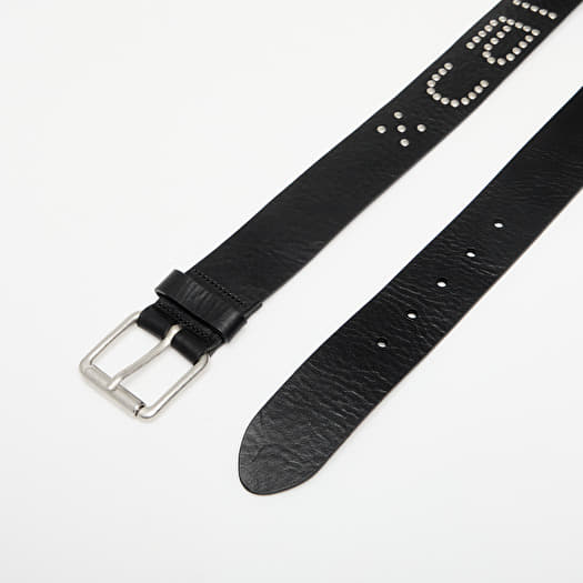 Carhartt WIP Script Studs Belt Black/ Silver | Footshop